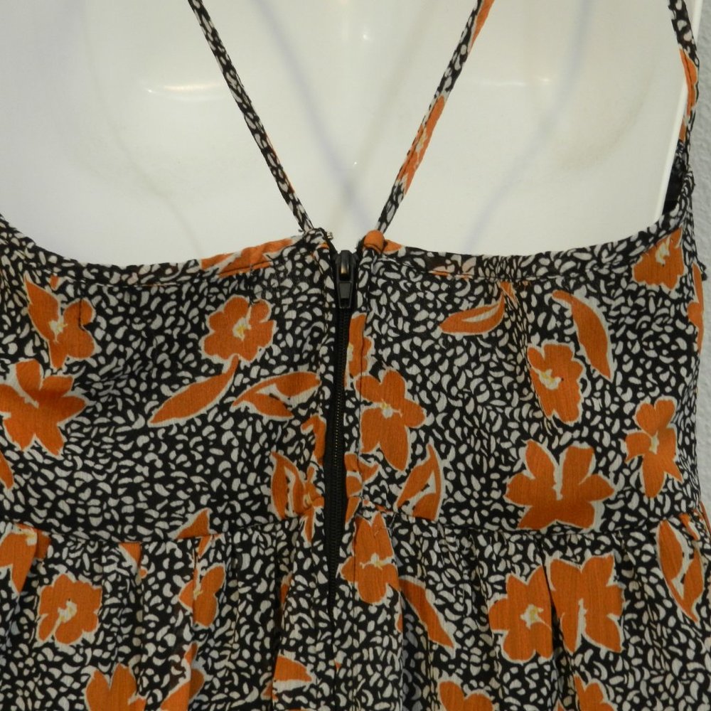 Row A Triangle Spaghetti Strap, Ruffled Bodice An… - image 4